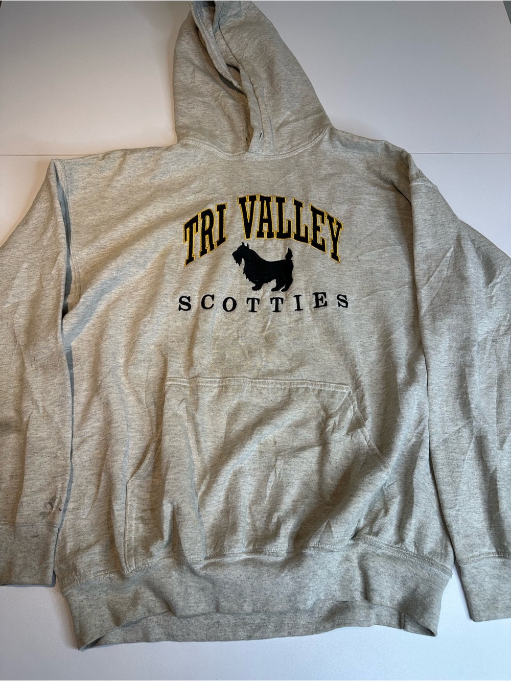 Gildan Light Gray Sweatshirt Hoodie